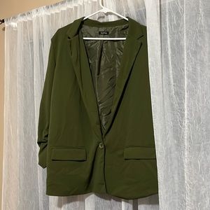 Women’s green blazer
